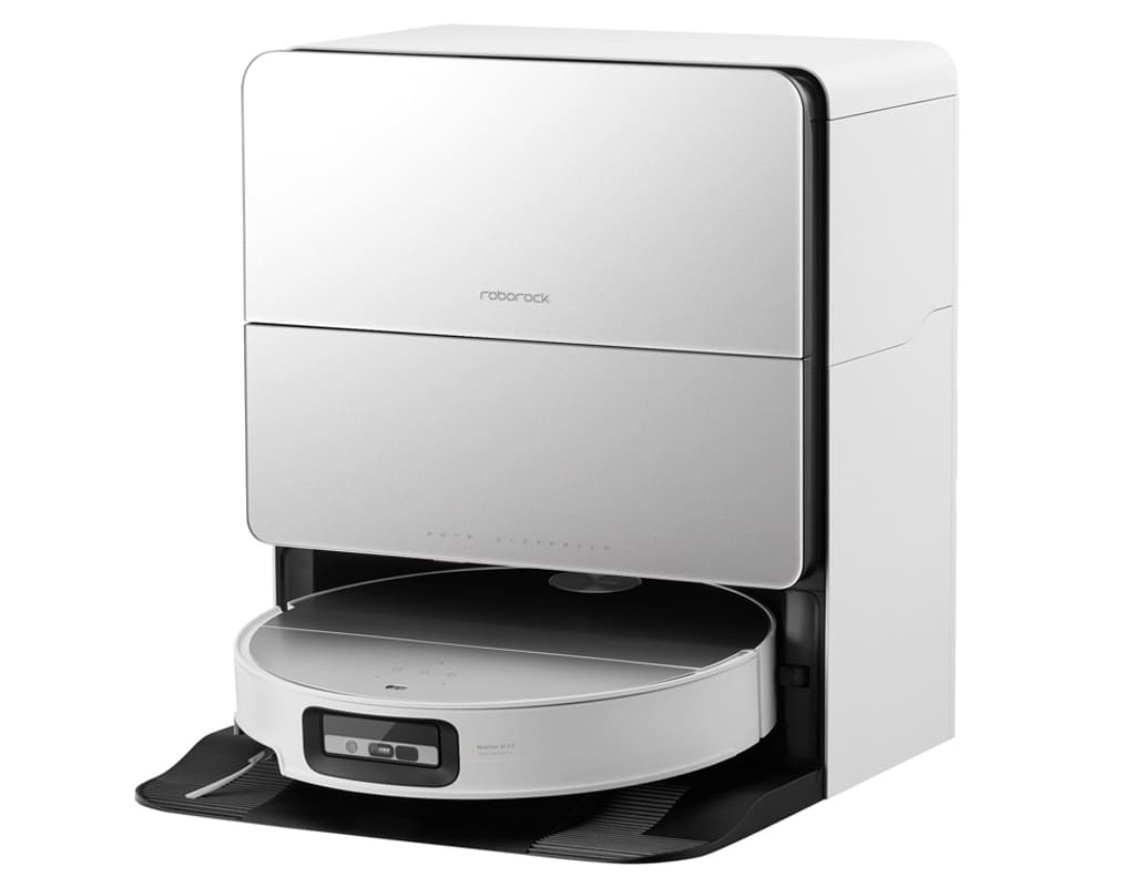 Robot hút bụi lau nhà Roborock Saros 10 - Đen/Trắng